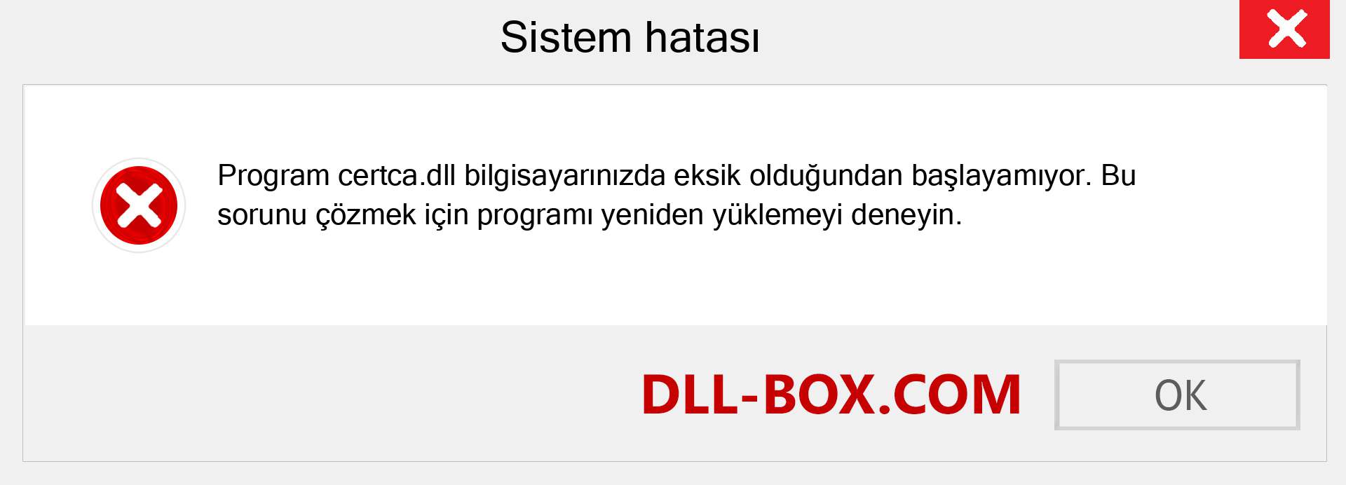 certca.dll dosyası eksik mi? Windows 7, 8, 10 için İndirin - Windows'ta certca dll Eksik Hatasını Düzeltin, fotoğraflar, resimler